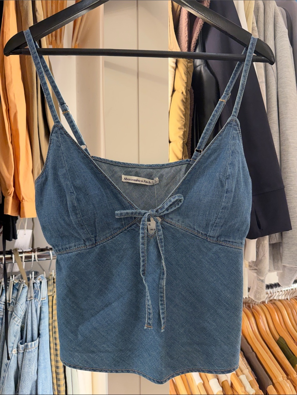 NWT Abercrombie Denim Top